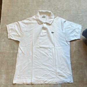Men’s white Lacoste - Size XL